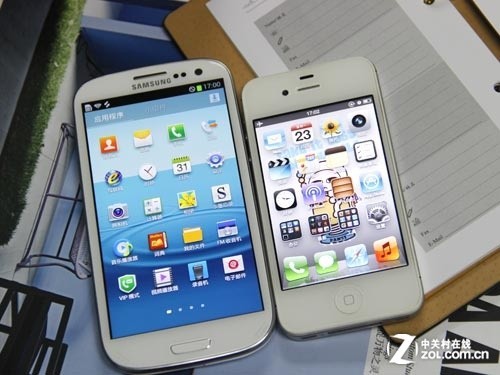 强强对抗 电信三星GALAXY S3对比iPhone4S