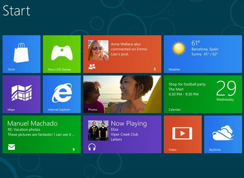 微软windows 8操作系统