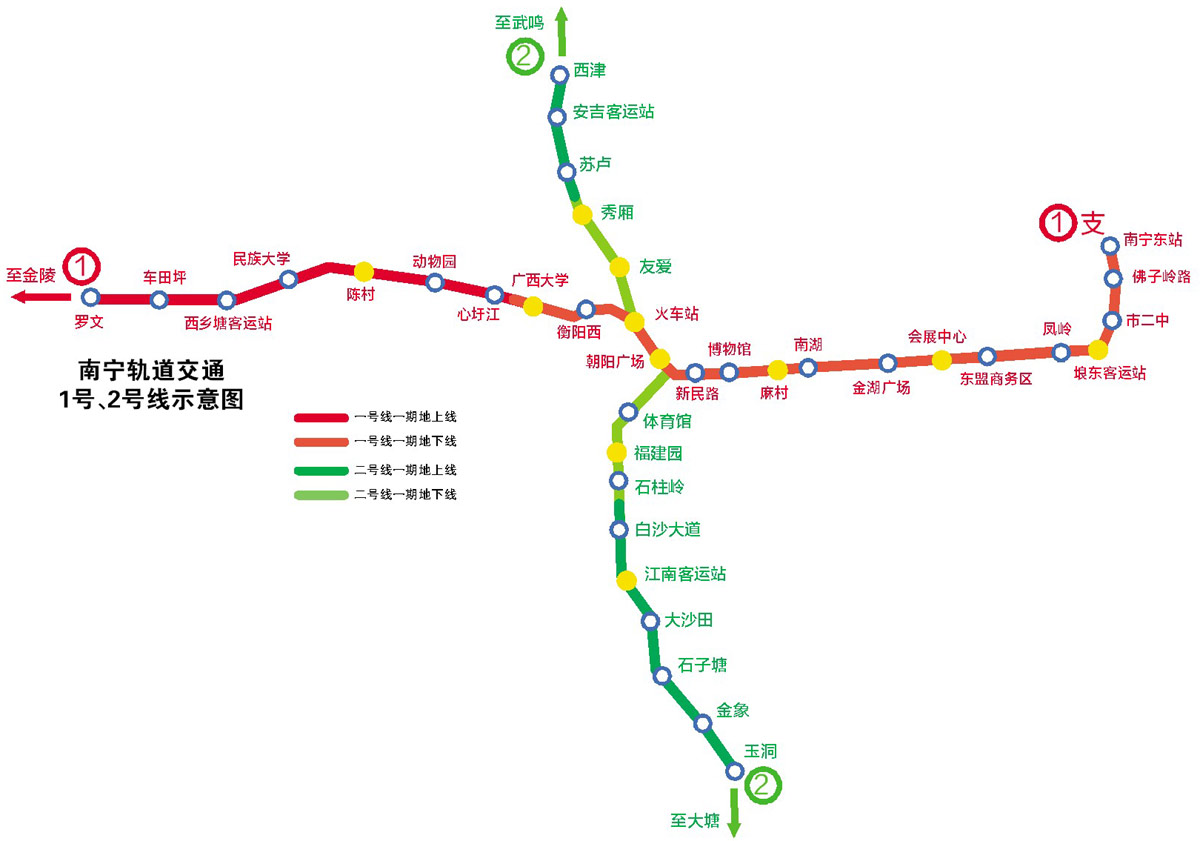 "不少分布在南宁轨道交通1号线周边的楼盘,都会将地铁作为促销的"利器图片