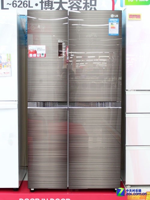 魔力保鲜空间 LG进口对开门冰箱25800元