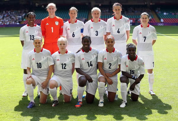 图文:奥运会女足揭幕战打响 英格兰队首发