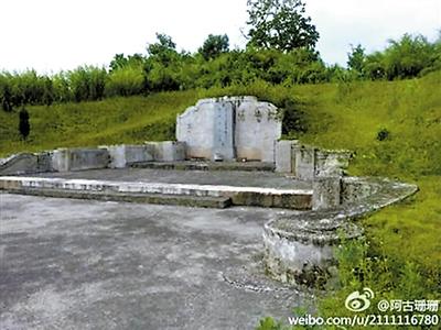 "翁梅斋墓"是潮汕地区唯一一座皇封御葬古墓.(图片由网友提供)