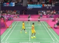 奥运视频-亚历山大底线杀对角 羽毛球混双小组赛
