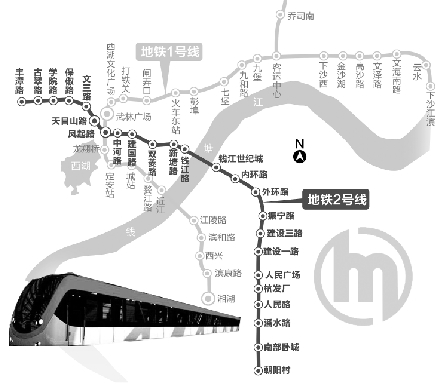昨天,记者从浙江重大工程网招标公告上获悉,杭州地铁2号线一期