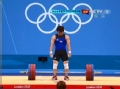 奥运视频-池训民挺举165kg失败 举重男子62kg级