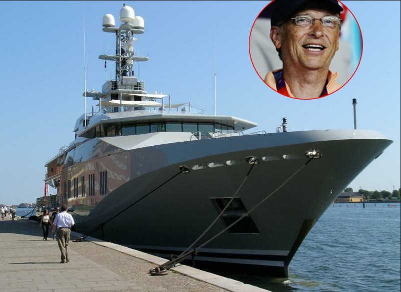 比尔盖茨领衔富豪们开豪华游艇赴伦敦观战奥运