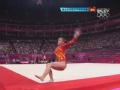 奥运视频-黄秋爽后空翻落地滑到 女团体操决赛