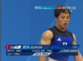 奥运视频-文俊熙挺举182kg失败 举重男子69kg级