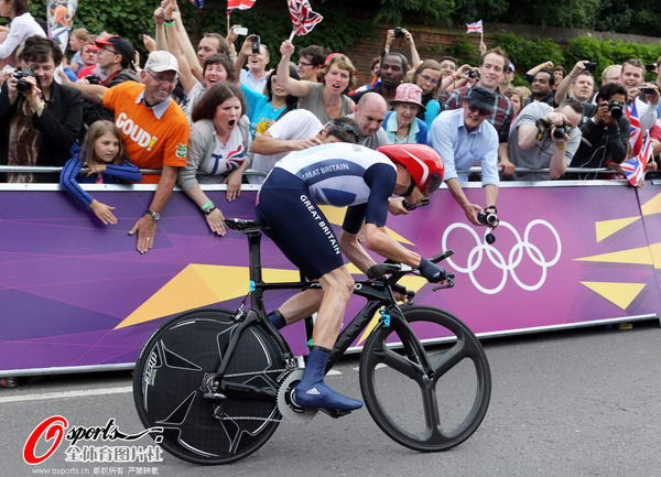 奥运图:维金斯自行车计时赛夺金
