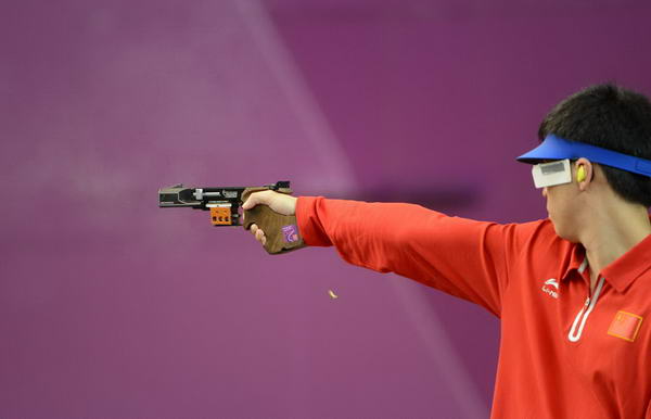 奥运图:25米手枪速射古巴夺冠 张健获第五名