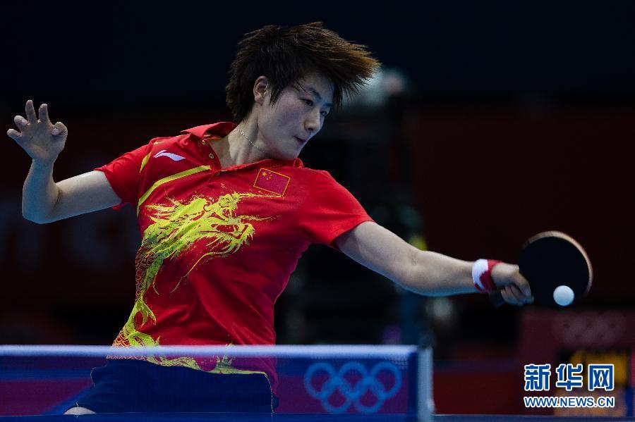 乒乓球女子团体:中国队晋级四强(组图)