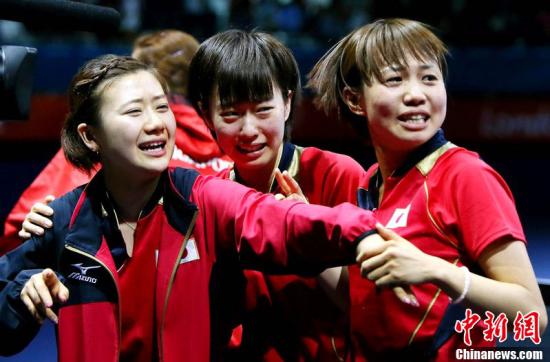 乒乓球女团决赛:中国队摆正心态 日本已创造历