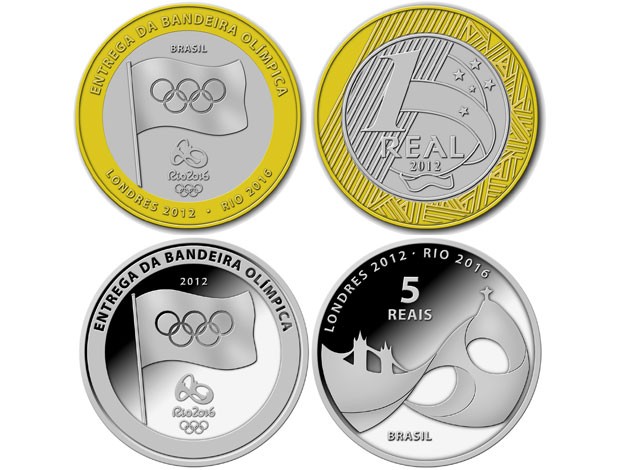 巴西央行推出2012-2016奥运会纪念币(组图)