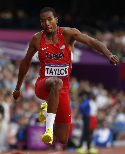奥运图:三级跳泰勒夺冠 三级跳比赛中