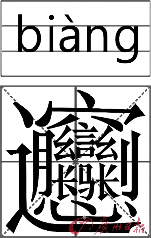 世界上笔画最多的字