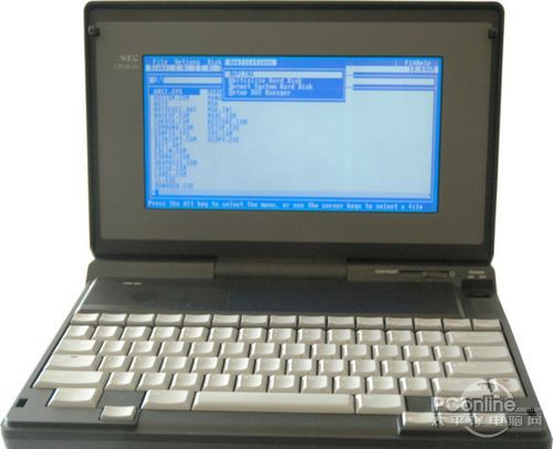 1989年NEC UltraLite，第一台笔记本计算机
