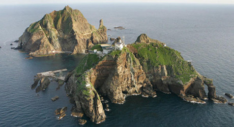 资料图：日韩争议岛屿独岛日本称竹岛
