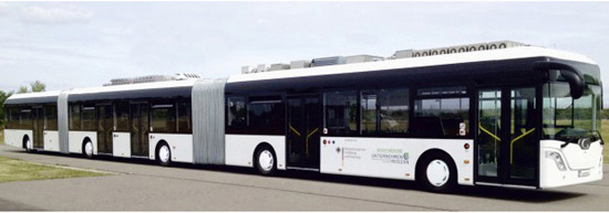 德国生产世界最长公共汽车