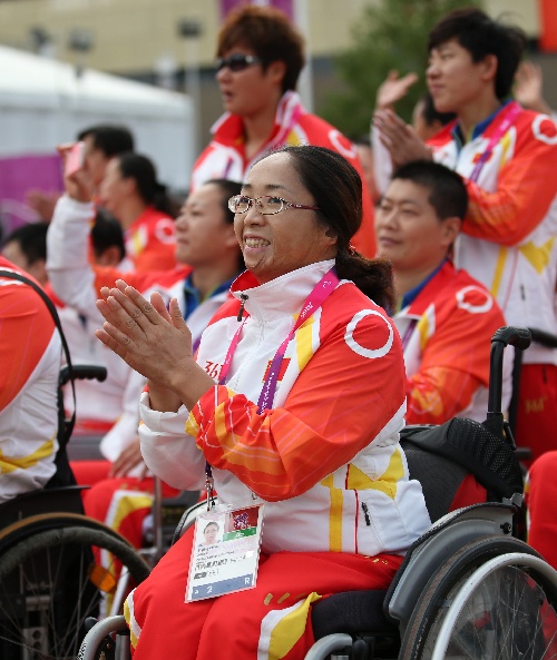赴伦敦参加第14届夏季残疾人奥林匹克运动会的中国; 图文:中国残奥