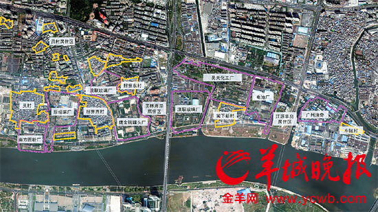 广州国际金融城现状用地(图片由广州市规划局