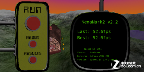 NenaMark2得分52.6fps