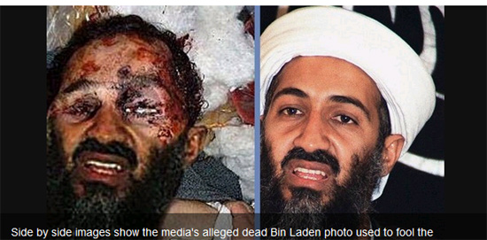 评判者网站用这两张照片证明,所谓的本·拉登被击毙照片其实是ps的