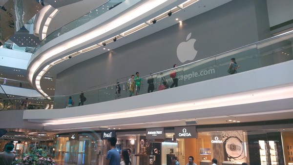 香港第二家苹果专卖店动工 或九月开幕