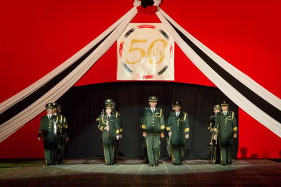 中国军乐团参加特立尼达和多巴哥军乐节闭幕式