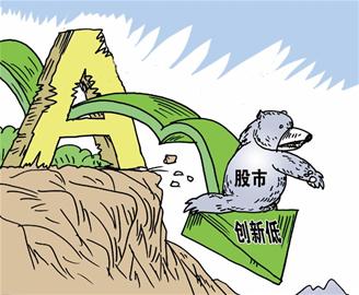 昨日,沪深股市双双收跌,上证综指盘中更创下2009年2月以来的新低.