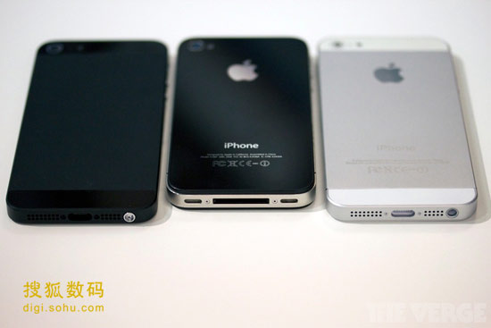 iPhone 5模型对比iPhone 4S