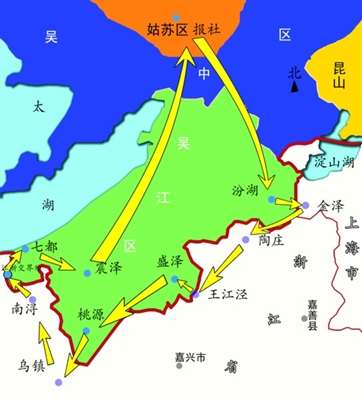 本次行政区划调整的主要内容之一,便是吴江撤市设区,整体投入苏州中心图片