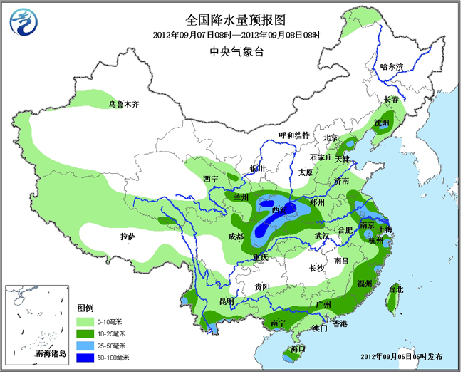 中央气象台:华北中东部辽宁江苏安徽有中到大