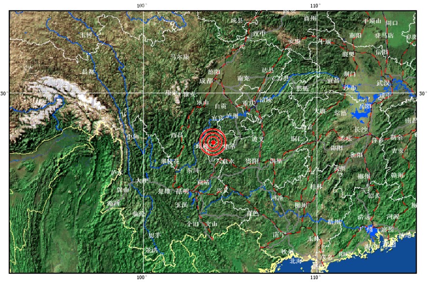 云南昭通5.7级地震最新消息:重庆有震感(图)