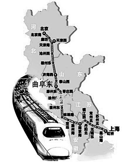 高铁拉近了曲阜到北京和上海的距离