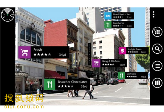诺基亚发布WP8版City Lens实景增强软件
