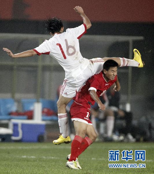国际青年足球邀请赛:中国U-19国家队1-1平朝鲜