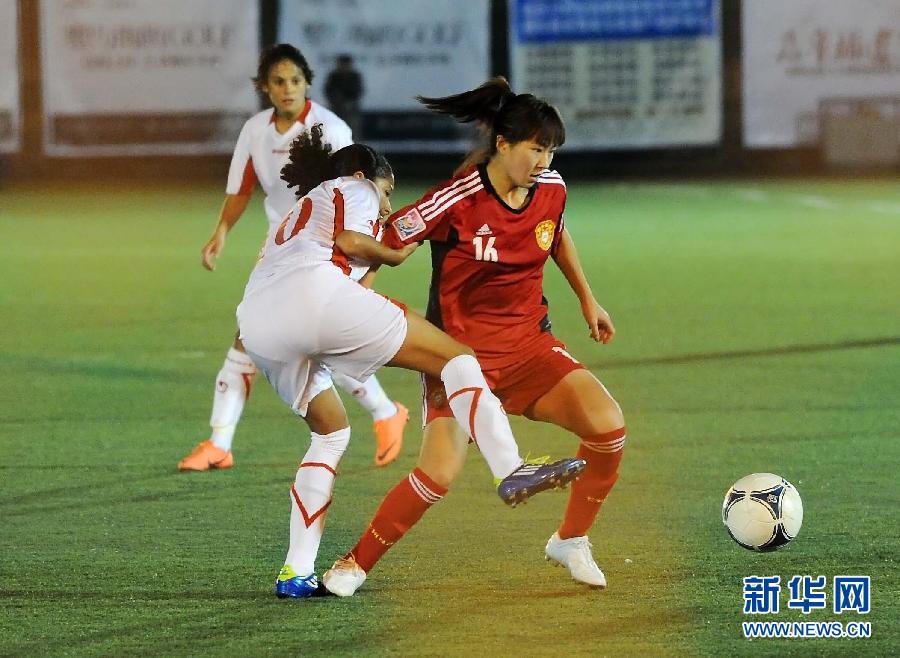 2012中国-阿联酋女子足球邀请赛银川举行[高清