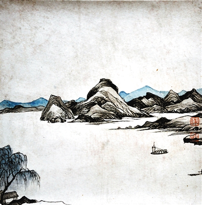 坪山新区美术馆 展陈德鸿国画作品(图)