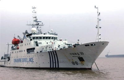 中国海监船未配重武器 外国船只入领海海军处