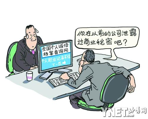 职场诚信档案查询网设黑名单引质疑(组图)