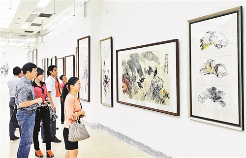 4位重庆本土画家办画展(图)