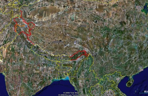 时事    在藏南的中印边界争议中,达旺是个焦点.图片