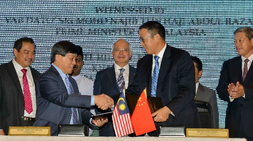 中国南车集团与马来西亚政府签署备忘录