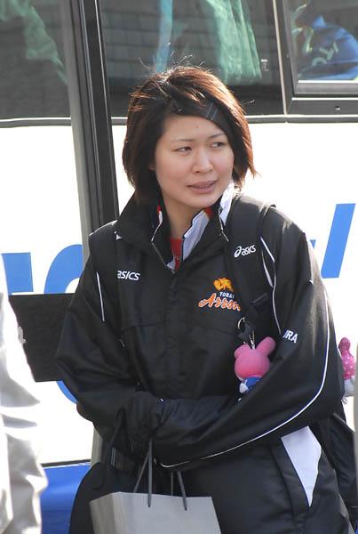 组图爱大笑的日本排坛美女木村纱织身材高挑