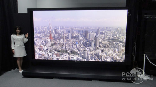 NHK与松下合作的145寸8K4K等离子电视