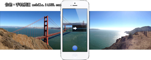 iPhone5支持2800万像素的全景拍摄