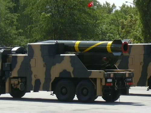 资料图:中国研制的出口型b611战术导弹.