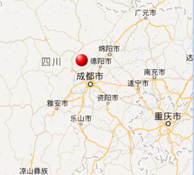 四川省成都彭州市,都江堰市交界3.7级地震(图)