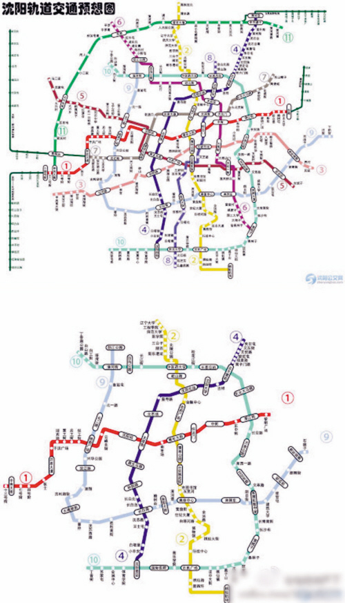 智慧无限的微博网友自制"沈阳地铁预想图"引全城关注