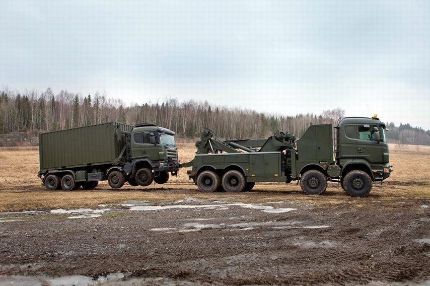 来自北欧的军用多功能拖车(组图)